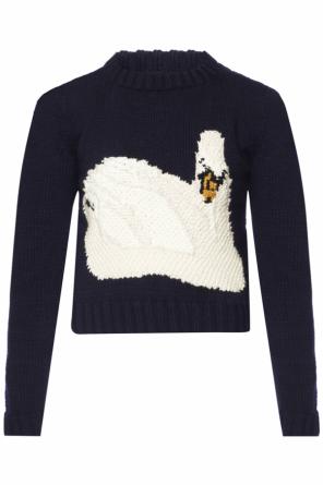 Sweter z motywem łabędzia, zdjęcie 1 Sweter z motywem łabędzia od J.W. Anderson